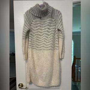 Sleeping on Snow Turtleneck Sweater Dress – Size M